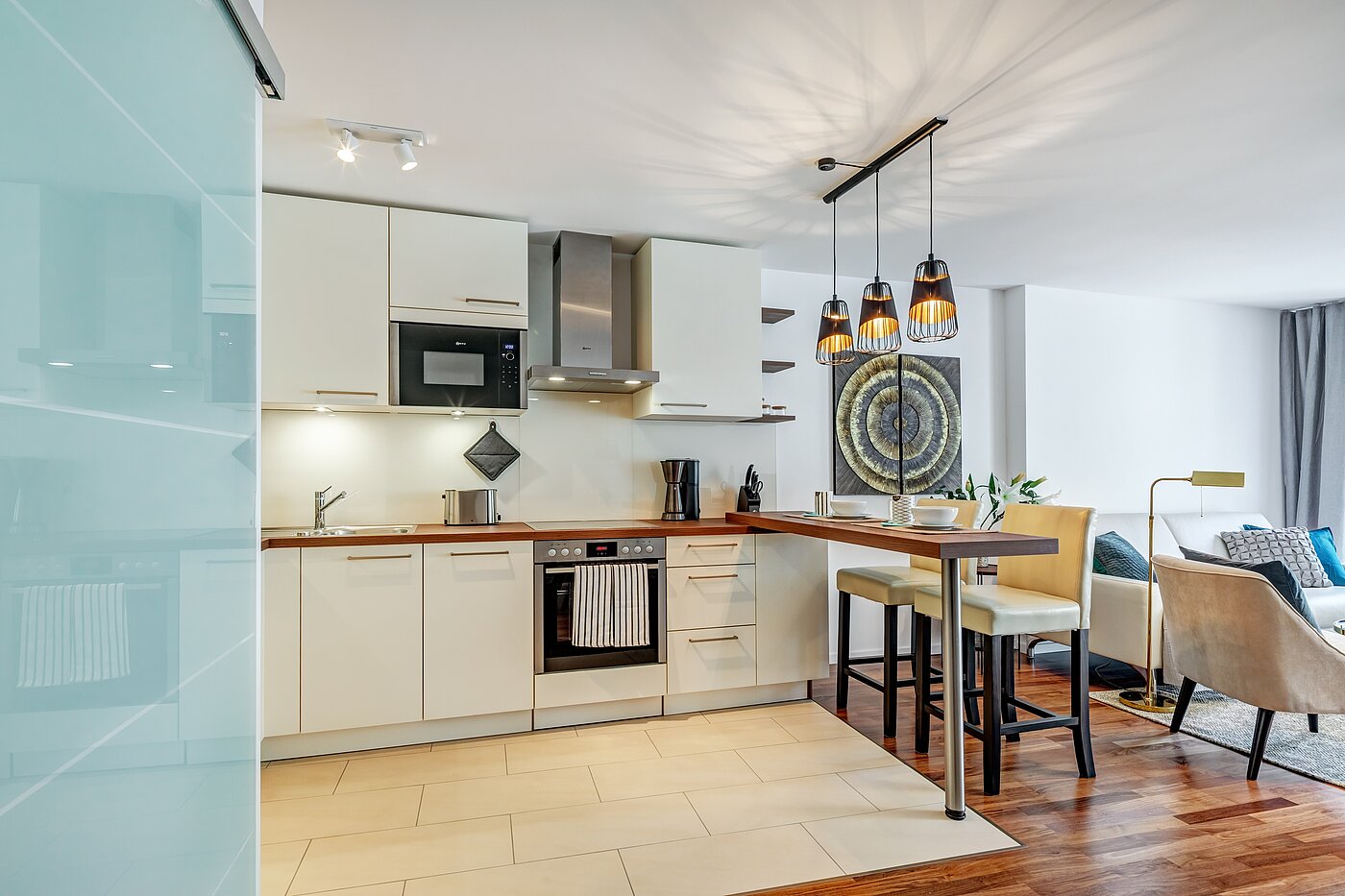 フラット 部屋数 2 部屋 | München-Schwabing | 70434 | Offene Küche mit...