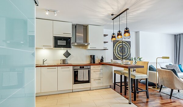 フラット 部屋数 2 部屋 | München-Schwabing | 70434 | Offene Küche mit...