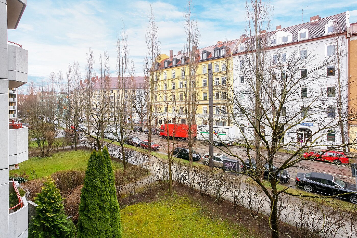 フラット 部屋数 3 部屋 | München-Au | 2003ML17 | Ausblick von der Loggia
