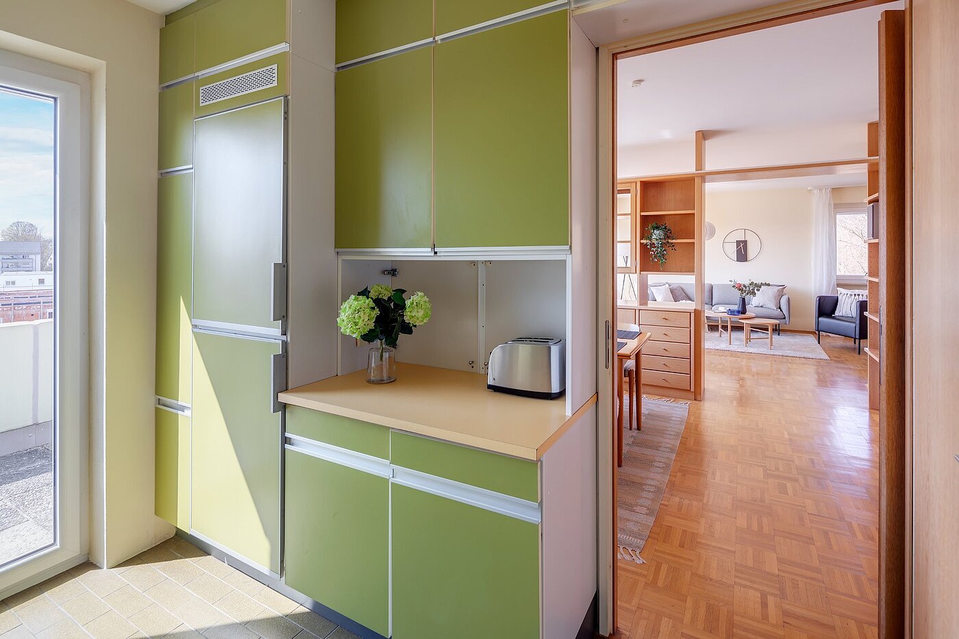 フラット 部屋数 4 部屋 | Freising | 2003ML7 | Durchgang zur Küche...