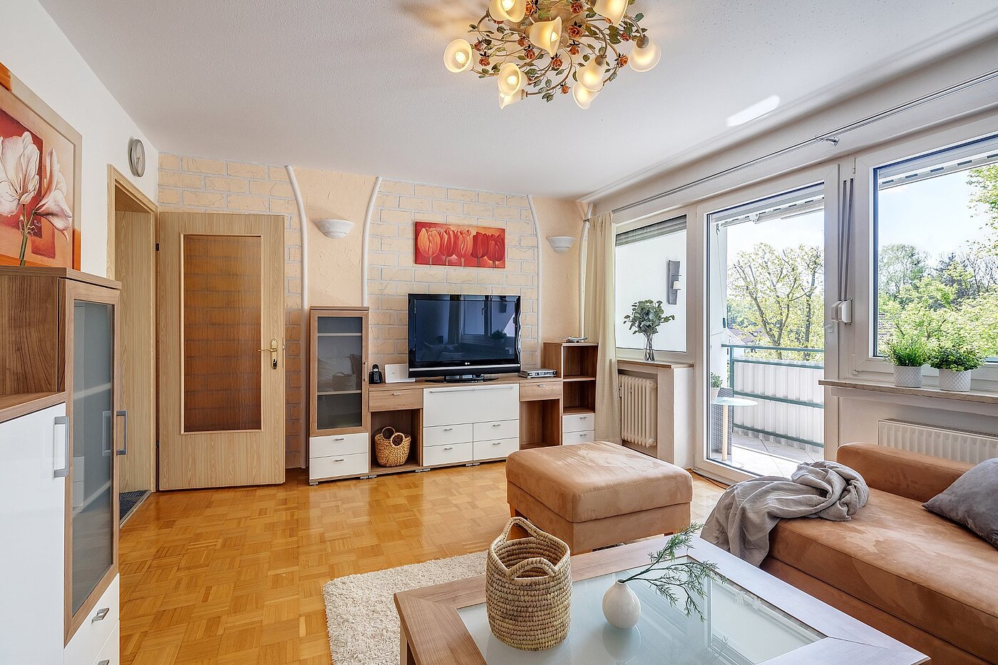 フラット 部屋数 2 部屋 | München-Ramersdorf | 1812ML2 | ... Wohnzimmer mit...