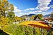 Blick auf See und Berge