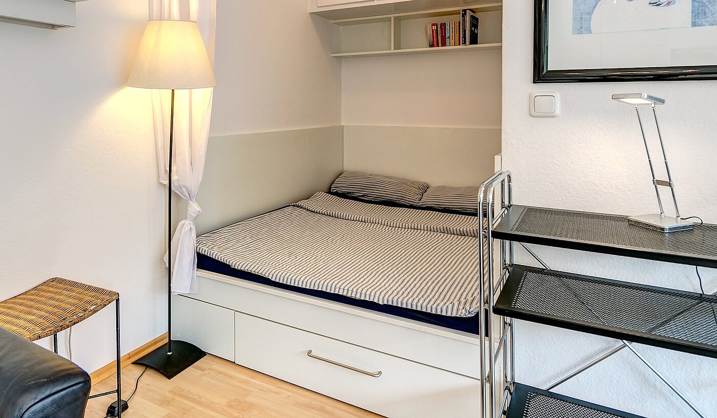 フラット 部屋数 1 部屋 | München-Schwabing | 2106ML1 | Kuschlige Schlafnische