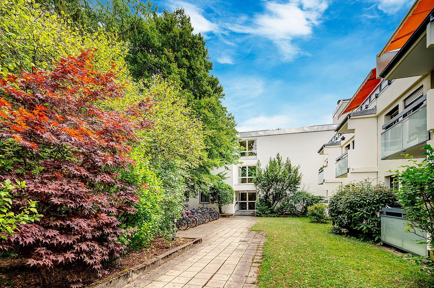 フラット 部屋数 1.5 部屋 | München-Sendling-Westpark | 2207ML4 | Schön eingewachsene Grünanlage...