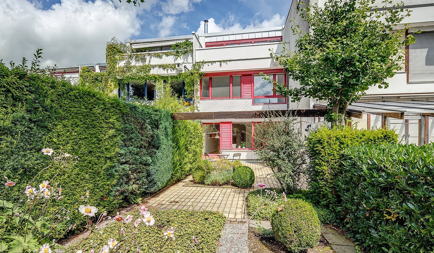 フラット 部屋数 5.5 部屋 | Weßling | 1907ML4 | Ansicht vom Garten