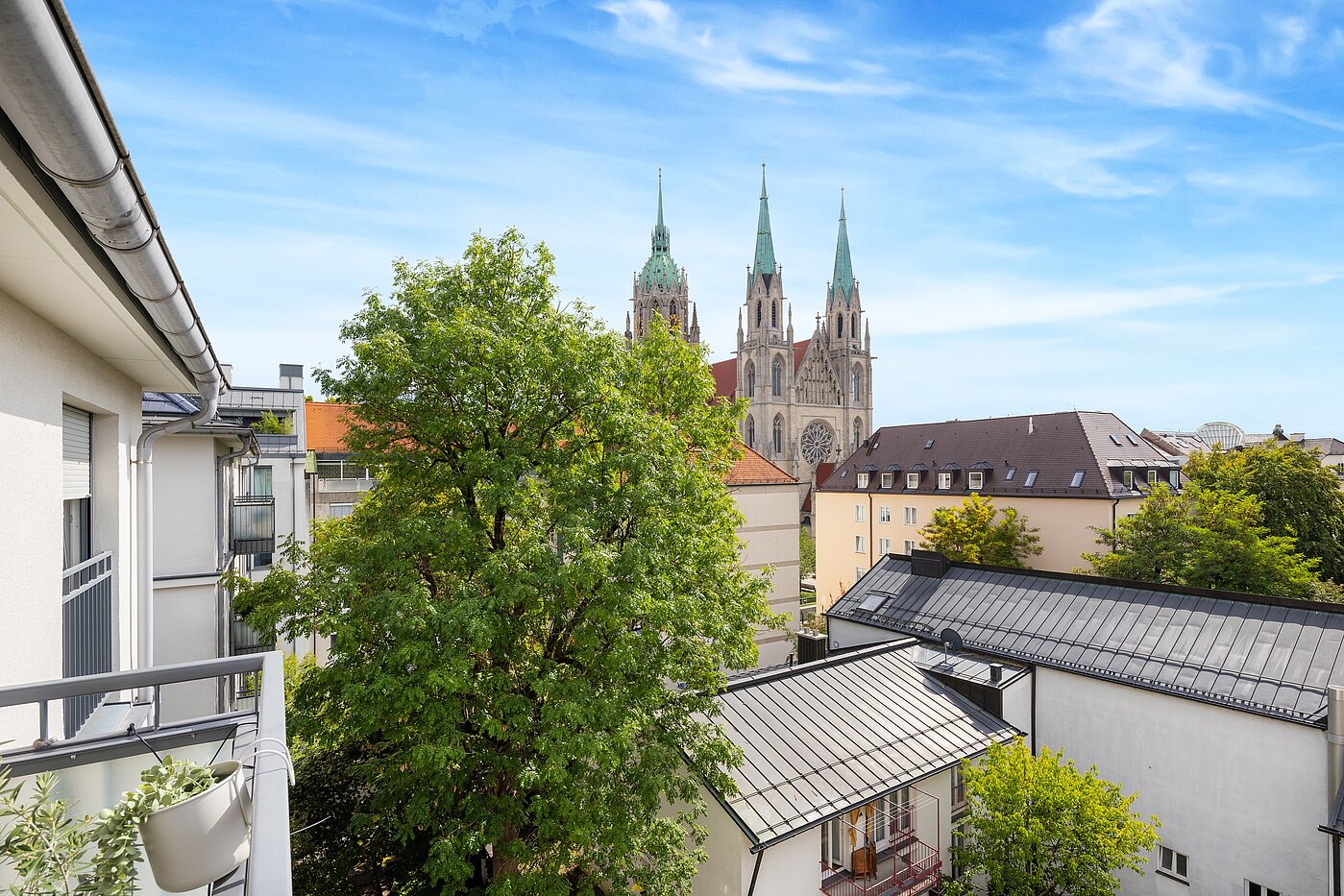 フラット 部屋数 3 部屋 | München-Ludwigsvorstadt | 70488 | ...Blick ins Grüne