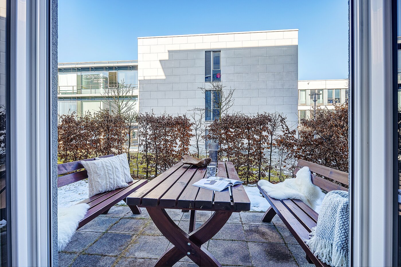 フラット 部屋数 2 部屋 | München-Riem | 2201ML1 | ...Zugang zur Terrasse