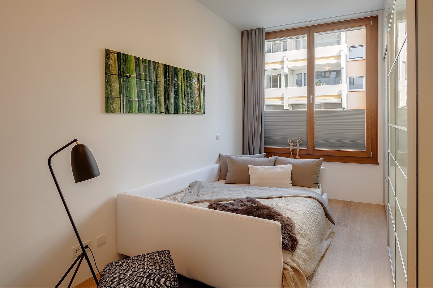 レイズド・グラウンドフロアー（一階が地表よりも高い） 部屋数 3 部屋 | München-Sendling | 2009ML8 | Helles Gästezimmer...