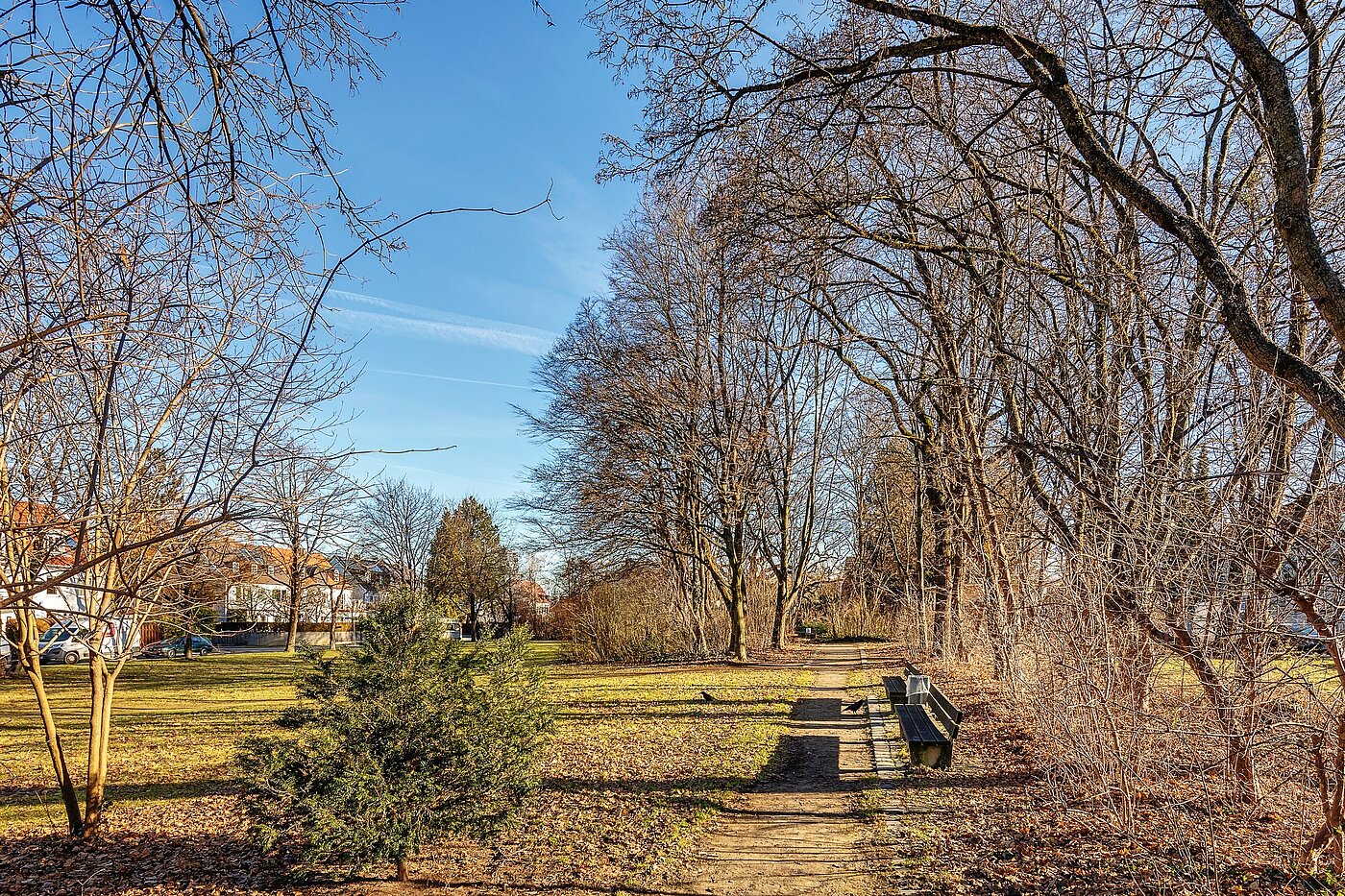 レイズド・グラウンドフロアー（一階が地表よりも高い） 部屋数 2 部屋 | München-Sendling-Westpark | 2001ML1 | Umgebung