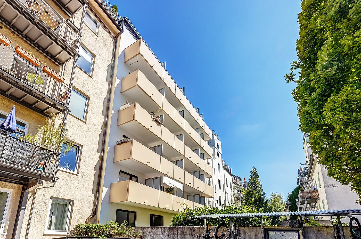 フラット 部屋数 1 部屋 | München-Isarvorstadt | 2108ML10 | Rückansicht