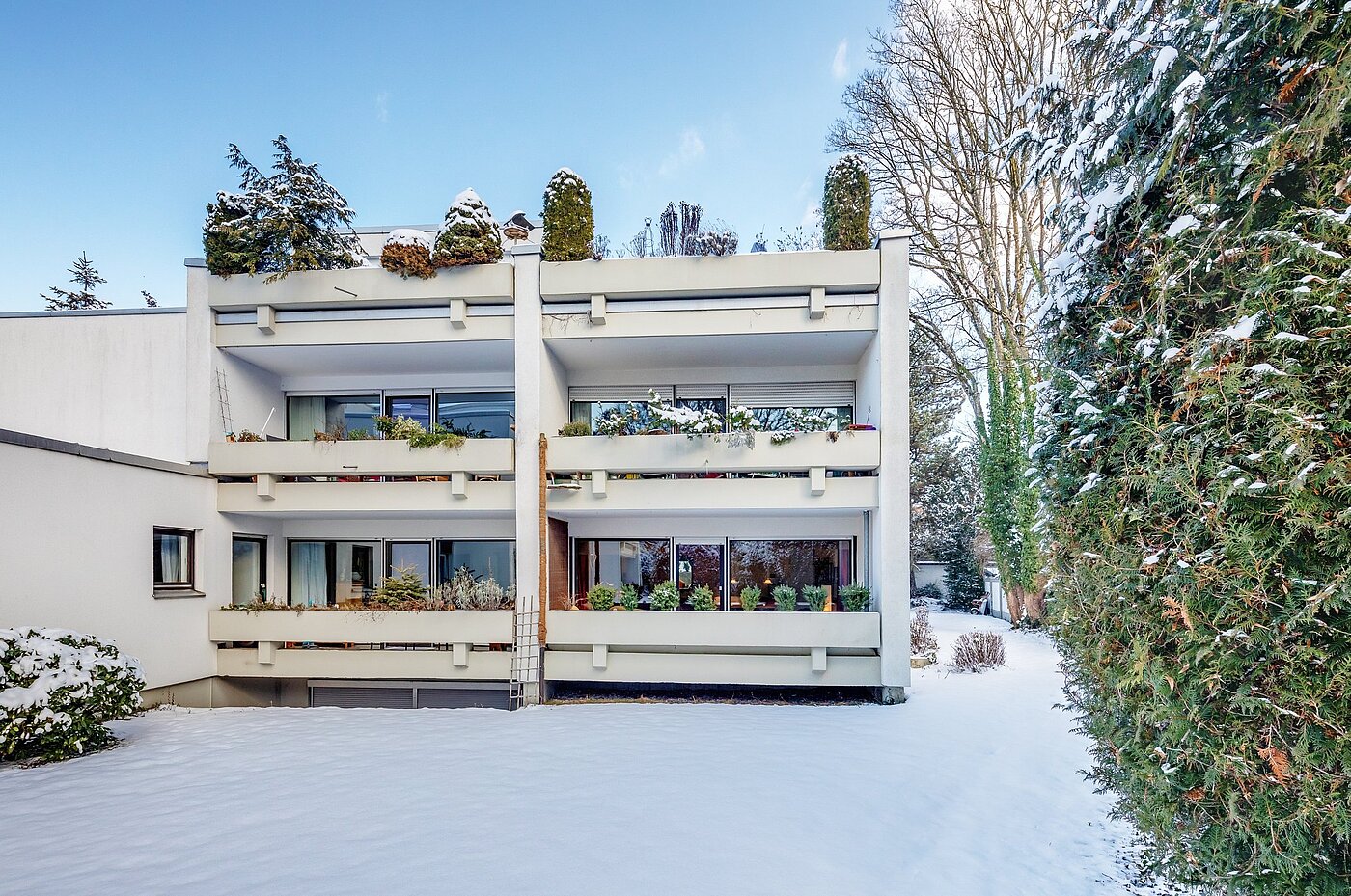 フラット 部屋数 2 部屋 | München-Nymphenburg | 2101ML6 | Gartenansicht