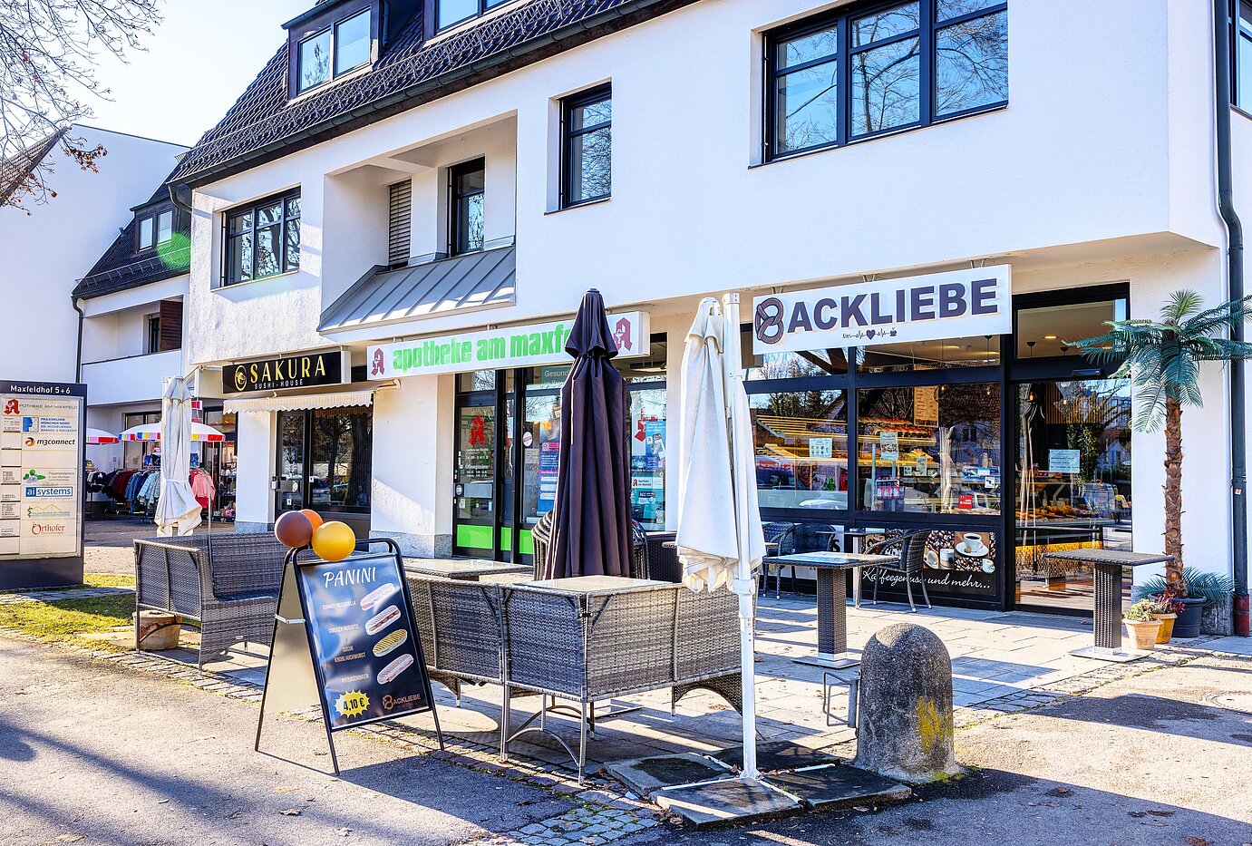 センターハウス 部屋数 5 部屋 | Unterschleißheim | 70187 | Verschiedene Einkaufsmöglichkeiten...