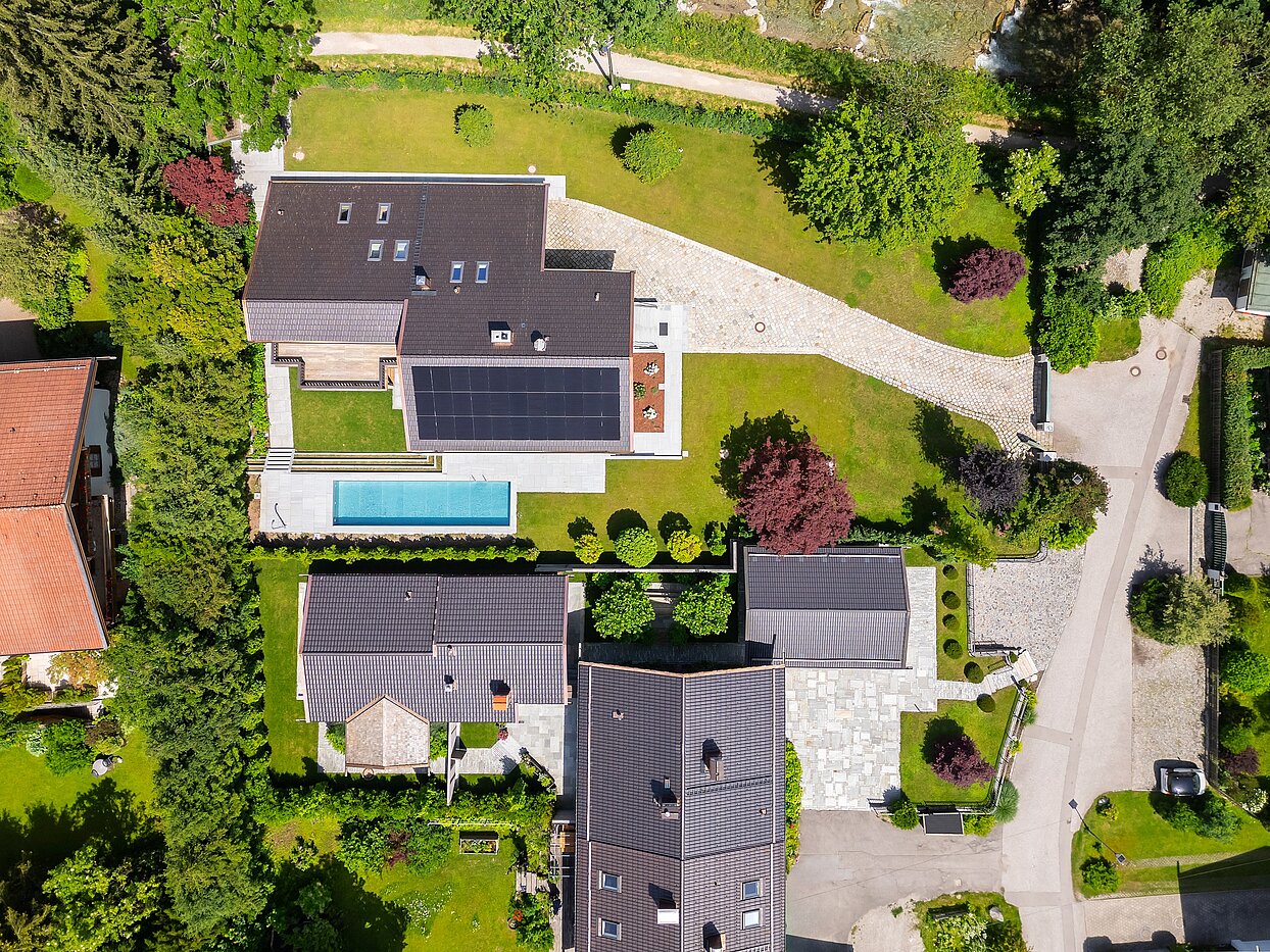 特別物件 部屋数 15 部屋 | Bad Wiessee | 701591 | Luftaufnahme