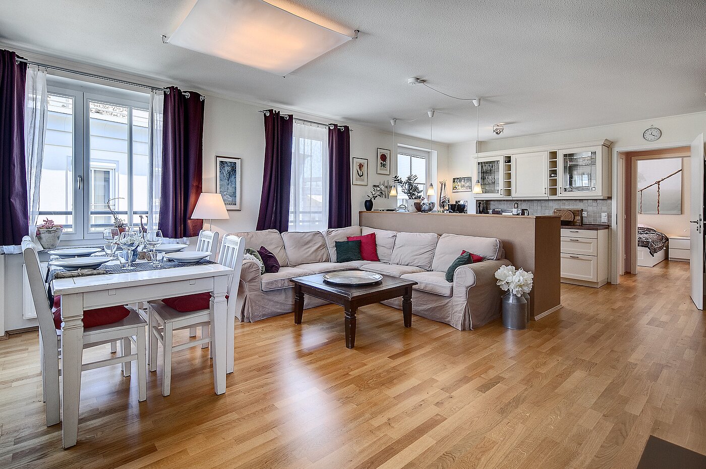 メゾネット・マンション（複数階にわたるマンション） 部屋数 4 部屋 | München-Haidhausen | 1704ML1 | großes Wohnzimmer