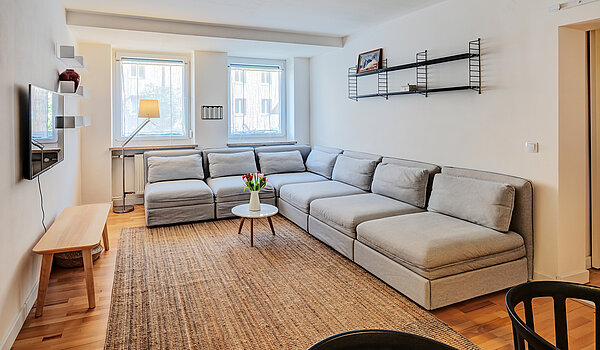 フラット 部屋数 3 部屋 | München-Au | 70447 | Wohnzimmer