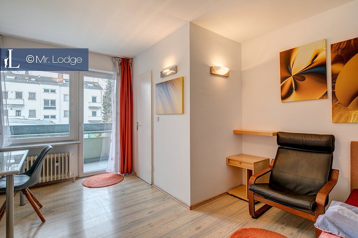 フラット 部屋数 1 部屋 | München-Milbertshofen | 1710ML5 | Wohn- Schlafraum