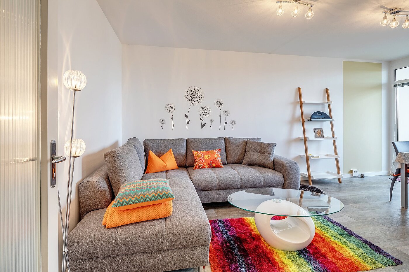 フラット 部屋数 2 部屋 | München-Aubing | 2104ML1 | Wohnzimmer mit Zugang...