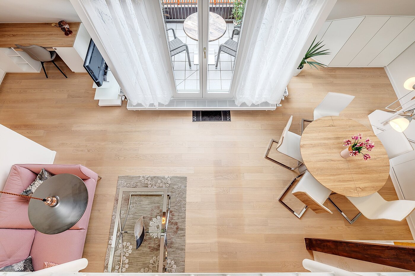 フラット 部屋数 2.5 部屋 | München-Moosach | 2012ML4 | Blick von der Galerie