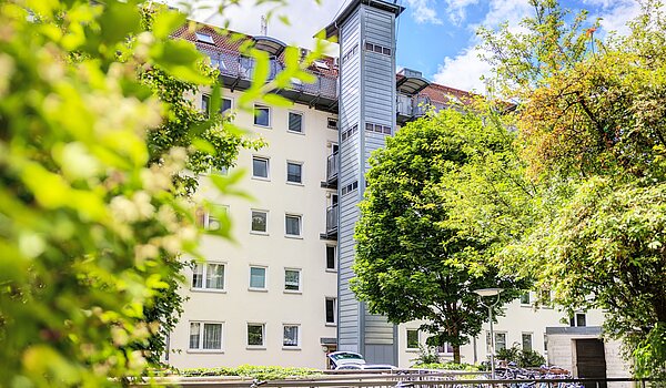 フラット 部屋数 1 部屋 | München-Schwabing | 70454 | Hausansicht mit...