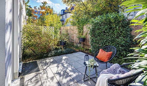 フラット 部屋数 2 部屋 | München-Thalkirchen | 70493 | ...Zugang zur Terrasse...