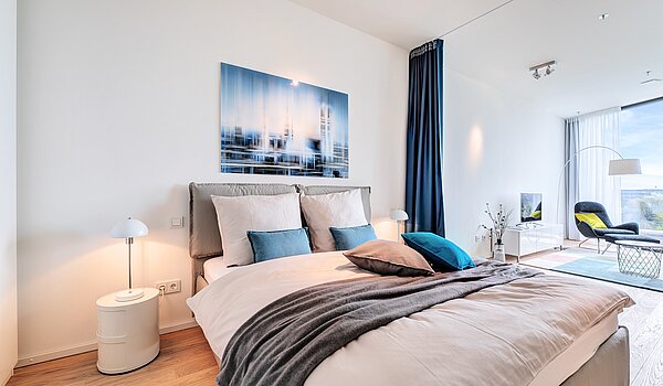 Apartment 部屋数 1.5 部屋 | München-Neuhausen | 703131 | ...Schlafbereich