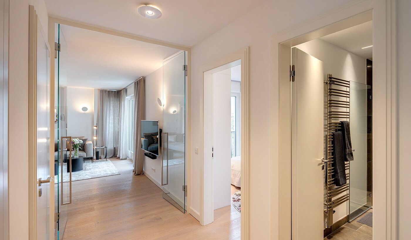 フラット 部屋数 3 部屋 | 70046 | Blick vom Eingang kommend