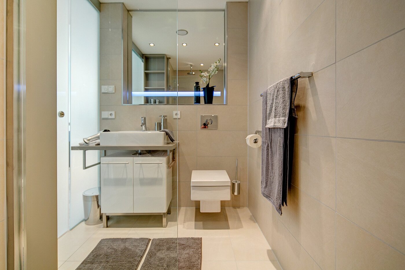 フラット 部屋数 1 部屋 | München-Bogenhausen | 1807ML5 | Duschbad mit Glasschiebetür...