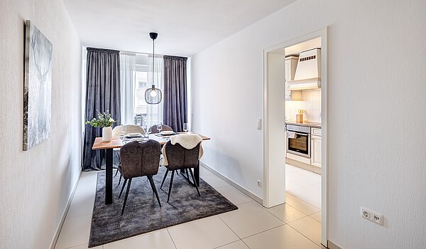 フラット 部屋数 3.5 部屋 | 70284 | separater Essbereich