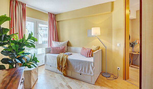 フラット 部屋数 1.5 部屋 | München-Maxvorstadt | 70480 | Schlafzimmer