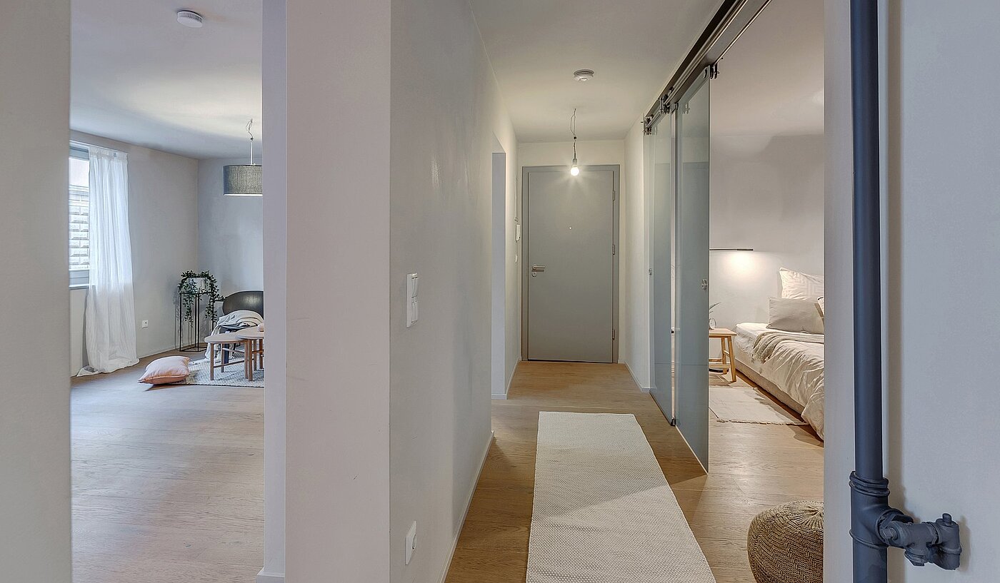 レイズド・グラウンドフロアー（一階が地表よりも高い） 部屋数 2 部屋 | München-Lehel | 2012ML1 | Eingangsbereich