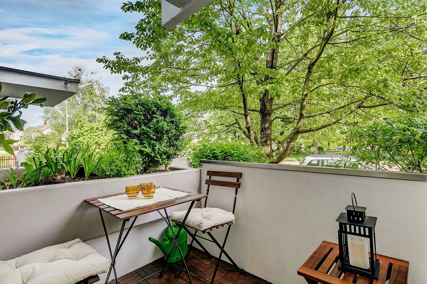 レイズド・グラウンドフロアー（一階が地表よりも高い） 部屋数 2 部屋 | München-Sendling-Westpark | 2001ML1 | ...Blick ins Grüne