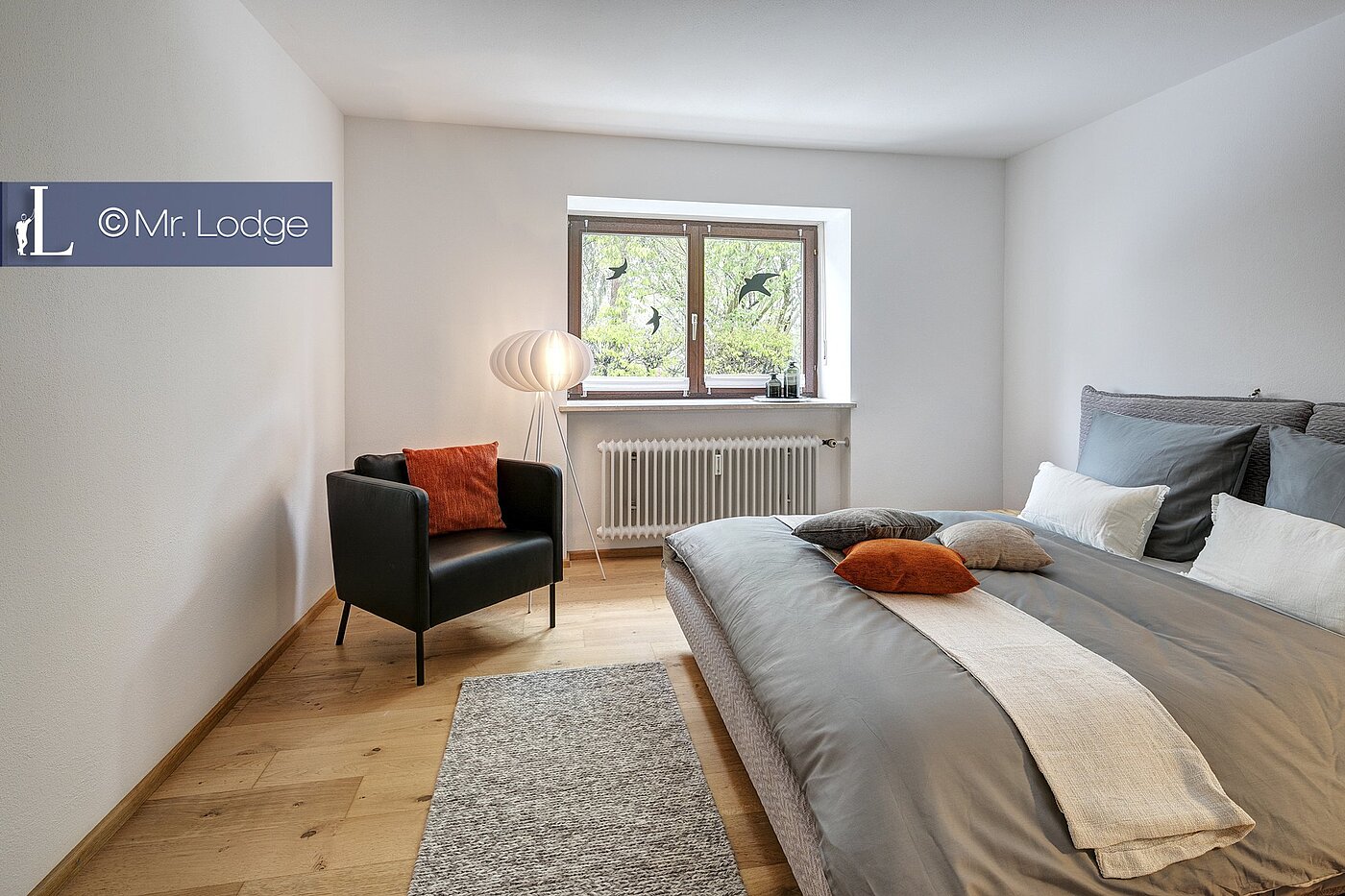 フラット 部屋数 2 部屋 | München-Harlaching | 1704ML6 | Schlafzimmer