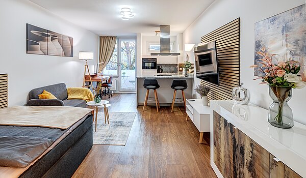 Apartment 部屋数 1 部屋 | München-Milbertshofen | 70183 | Schlaf- Wohnraum