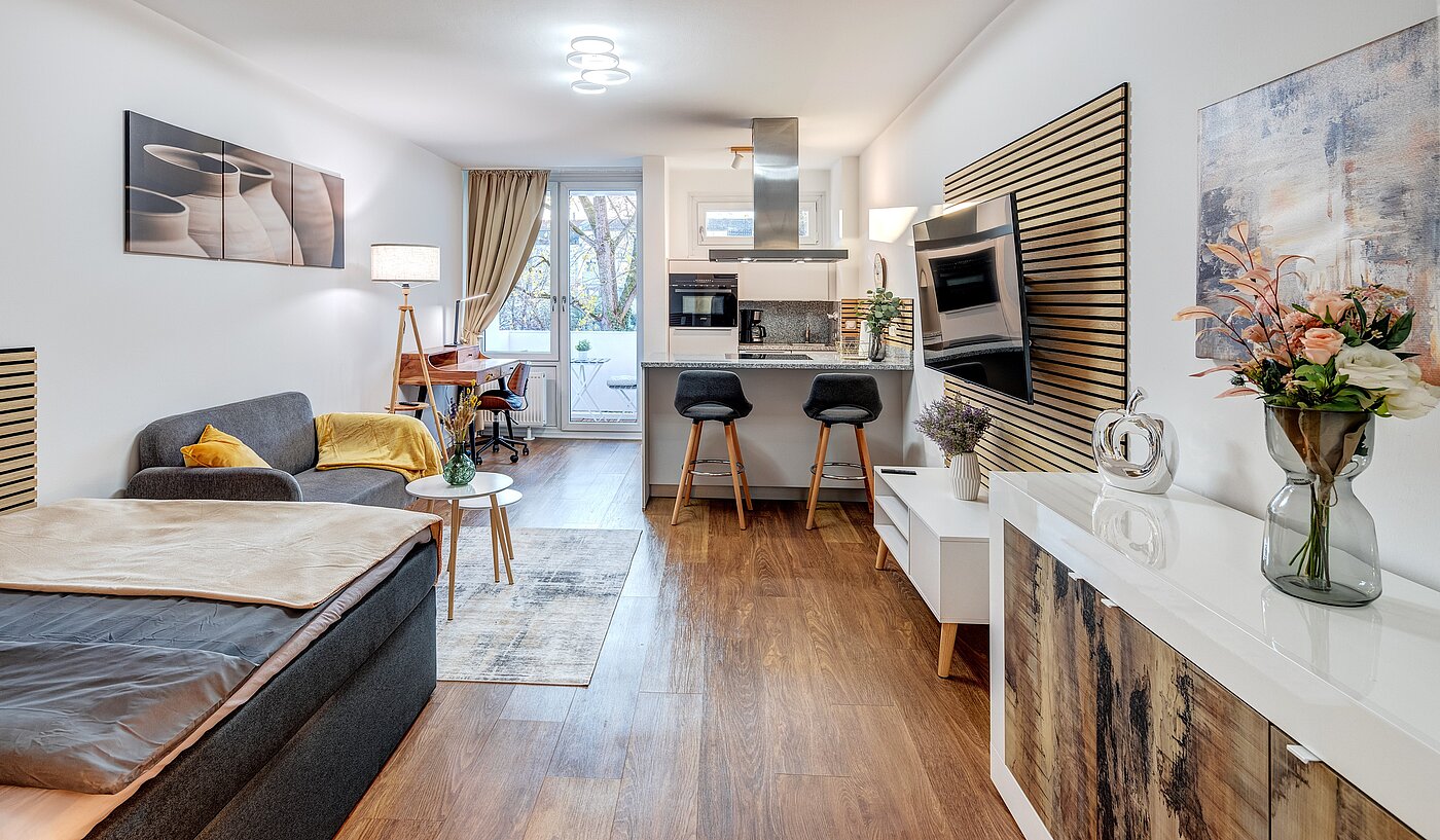 Apartment 部屋数 1 部屋 | München-Milbertshofen | 70183 | Schlaf- Wohnraum