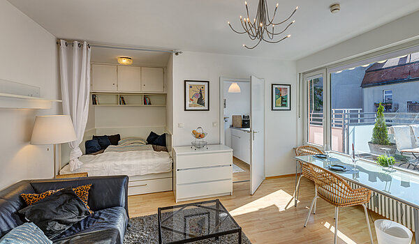 フラット 部屋数 1 部屋 | München-Schwabing | 70449 | ... mit Schlafnische