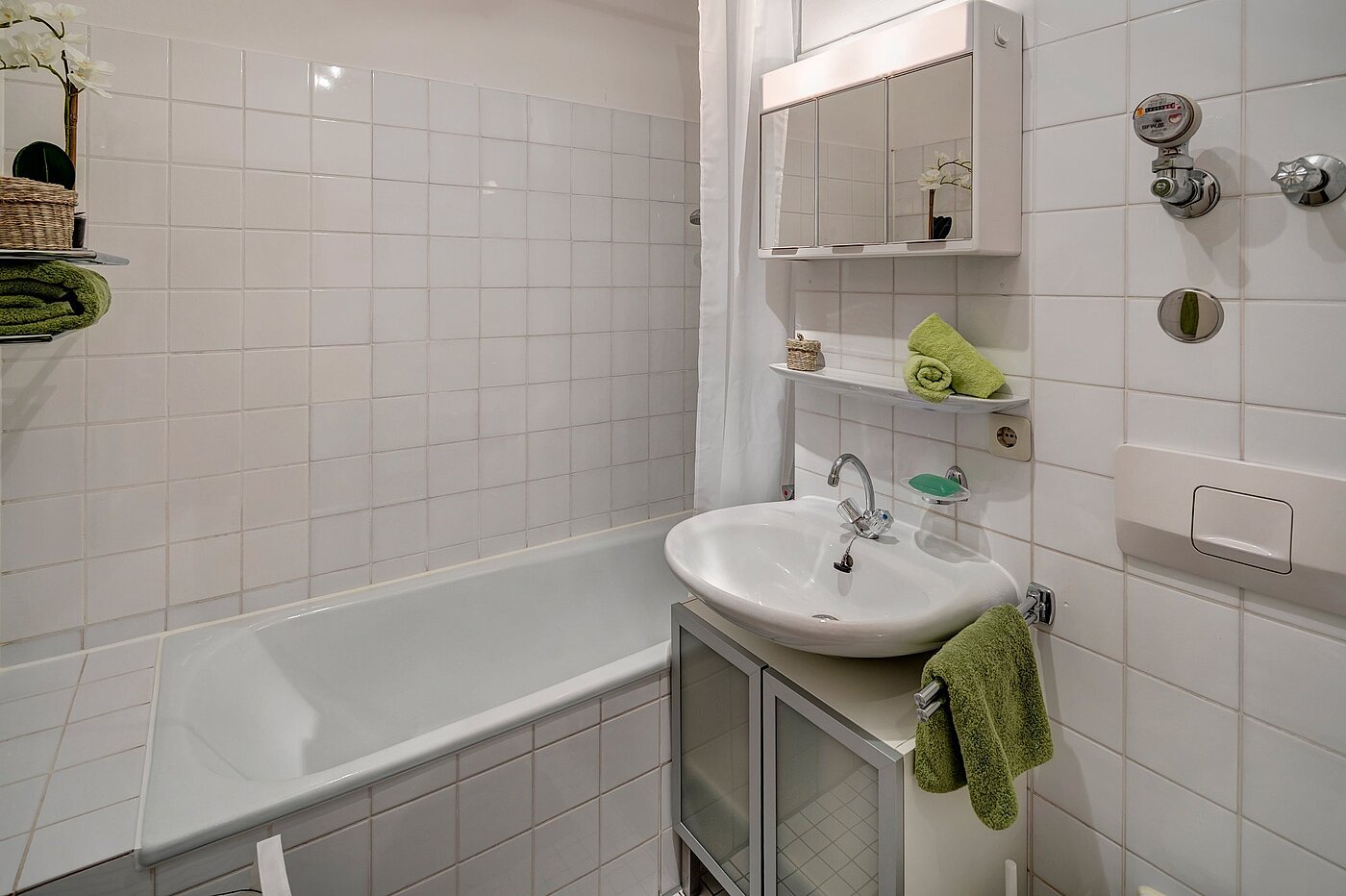 フラット 部屋数 1.5 部屋 | München-Lehel | 2107ML9 | ...mit Badewanne