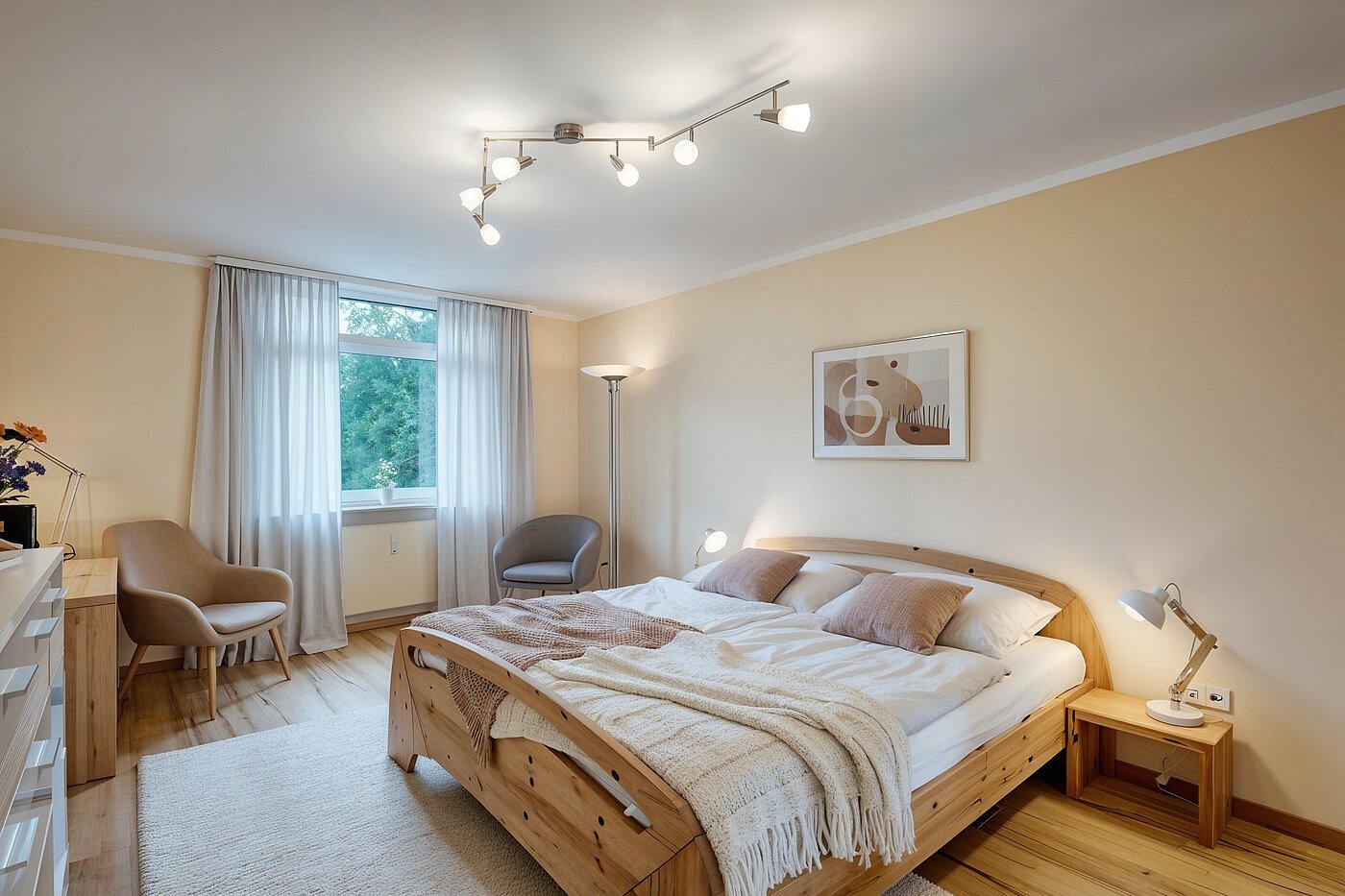 フラット 部屋数 4 部屋 | München-Aubing | 70276 | Schlafzimmer I (KI-generierte Inhalte)