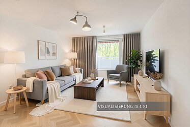 Bogenhausen：高齢者向けの3.5部屋アパート　緑豊かで中心部での暮らし（空きあり）