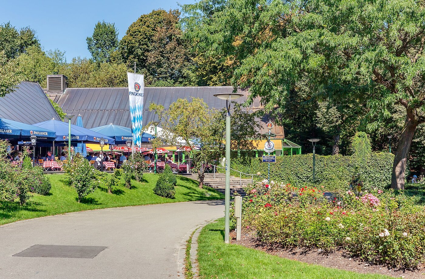 レイズド・グラウンドフロアー（一階が地表よりも高い） 部屋数 2 部屋 | München-Sendling-Westpark | 2001ML1 | Zünftige Biergärten