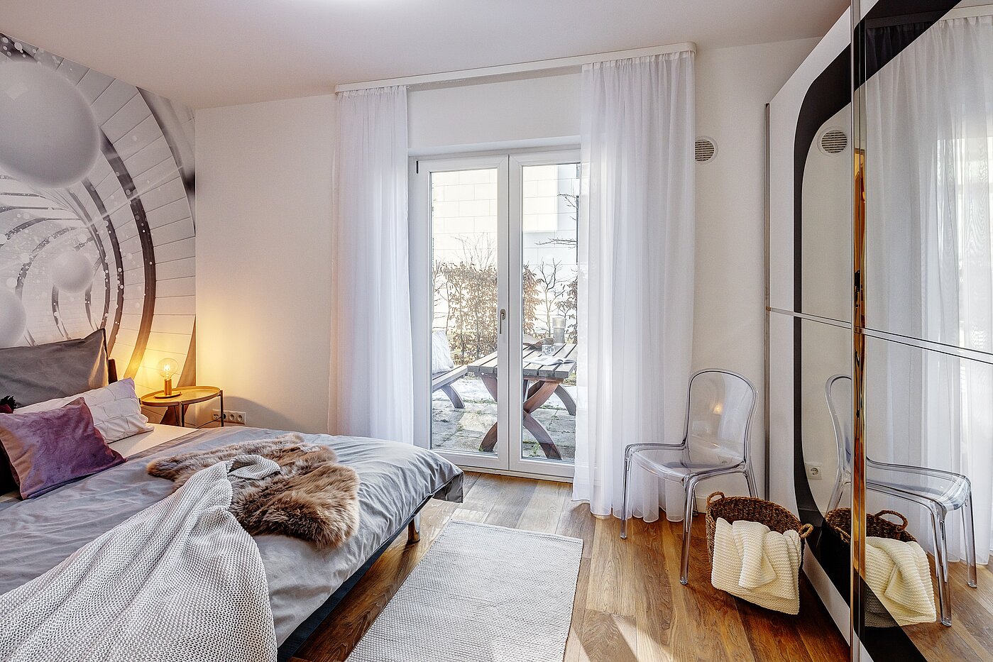 フラット 部屋数 2 部屋 | München-Riem | 2201ML1 | Schlafzimmer mit...