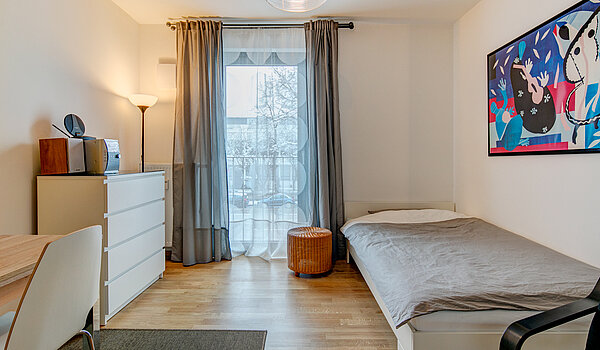 フラット 部屋数 1 部屋 | München-Ramersdorf | 70428 | Einrichtungsbeispiel