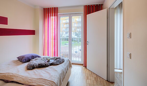 フラット 部屋数 2 部屋 | München-Schwabing | 703161 | Blick zum Fenster