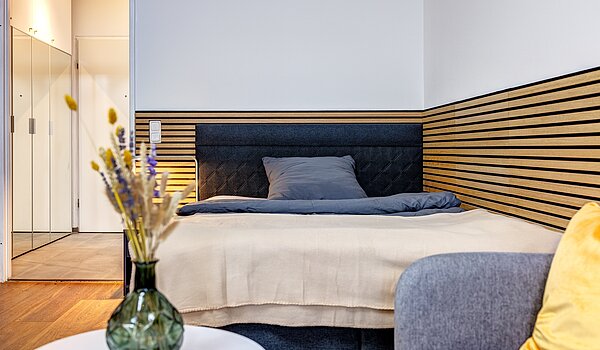 Apartment 部屋数 1 部屋 | München-Milbertshofen | 70183 | Gemütliches Bett