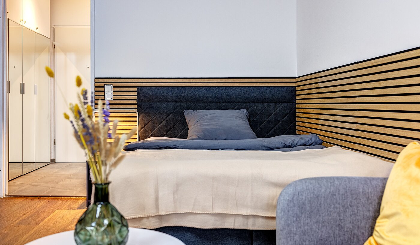 Apartment 部屋数 1 部屋 | München-Milbertshofen | 70183 | Gemütliches Bett