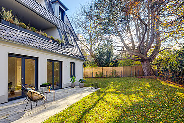 Harlaching:最初の入居 - 一等地の3ルームフラット