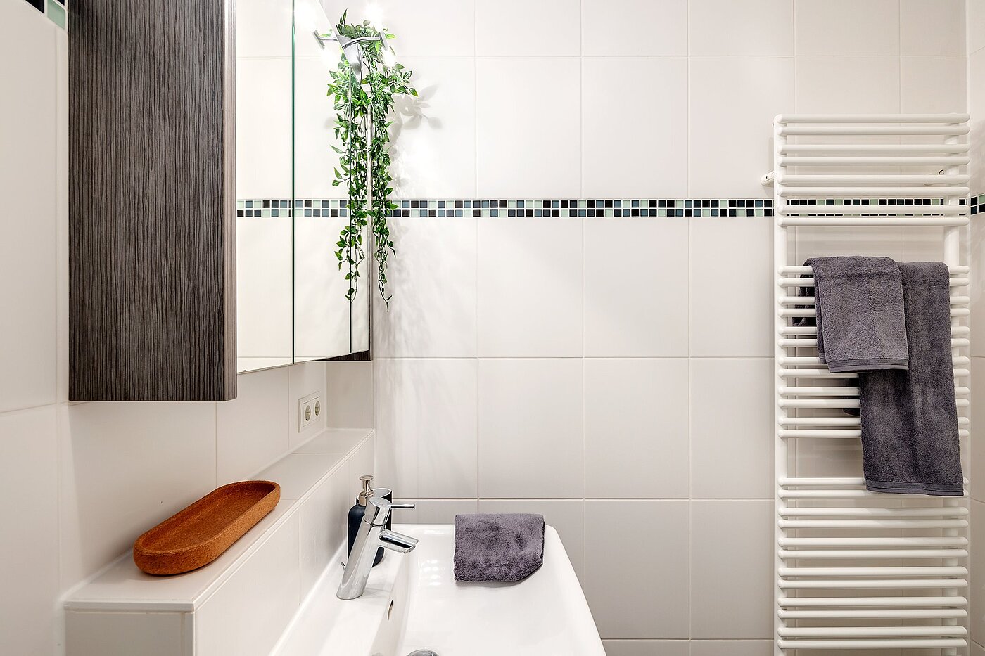 フラット 部屋数 1 部屋 | München-Pasing | 2108ML2 | mit Handtuchhalter