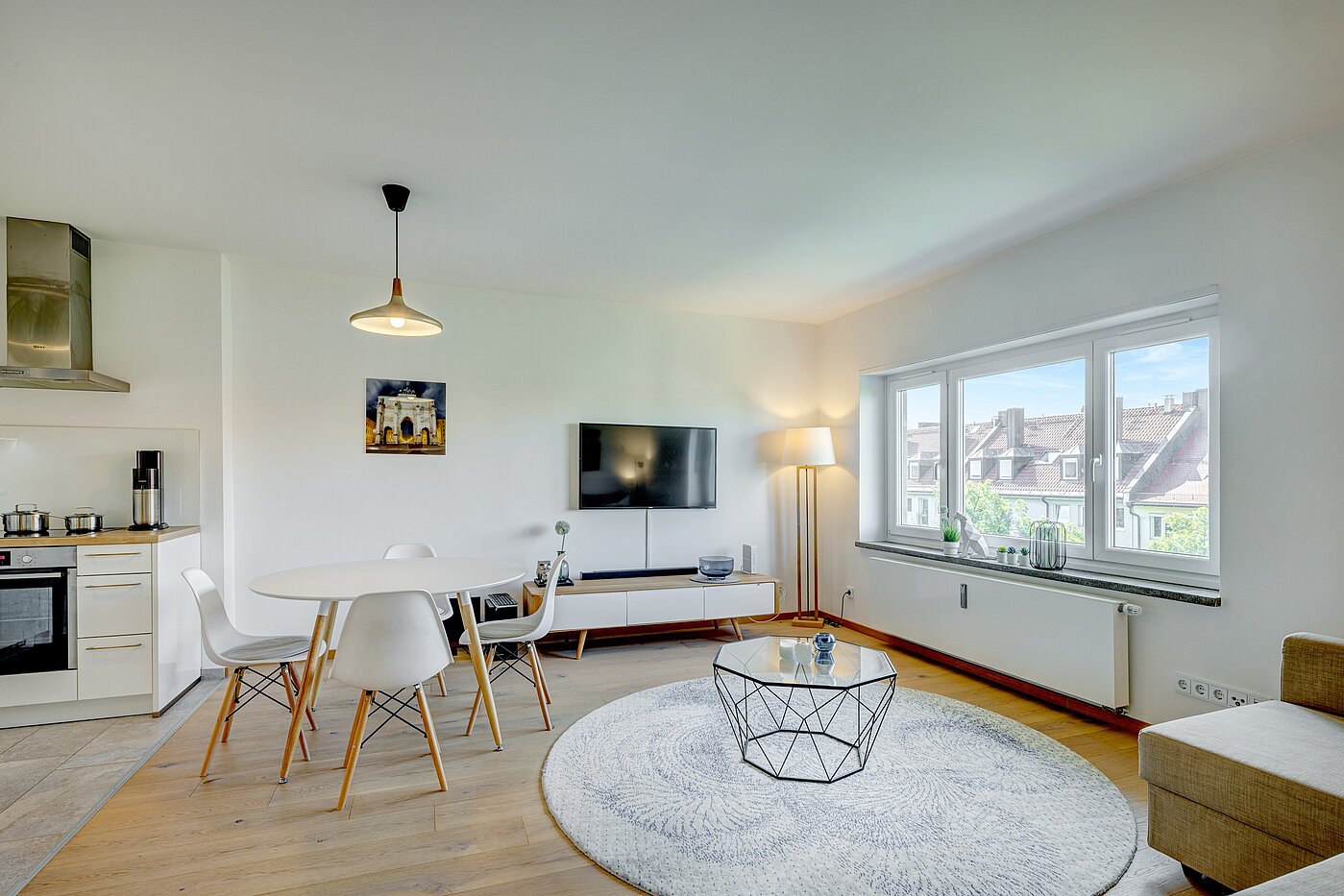 Apartment 部屋数 1 部屋 | München-Schwabing | 70198 | Gemütlicher Essbereich