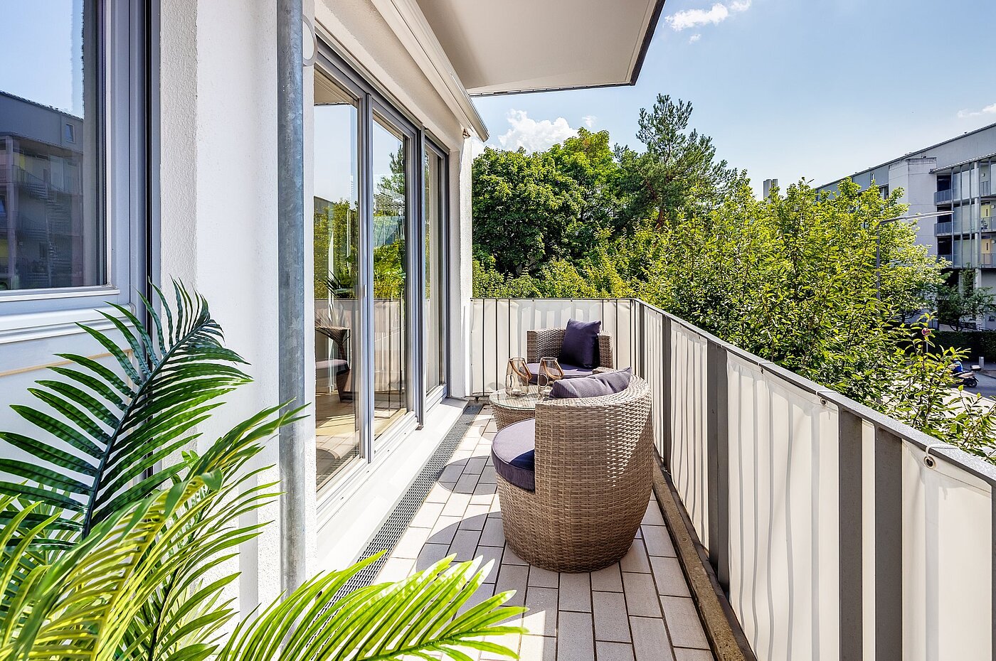 フラット 部屋数 2 部屋 | München-Thalkirchen | 2107ML2 | Großer West-Balkon...