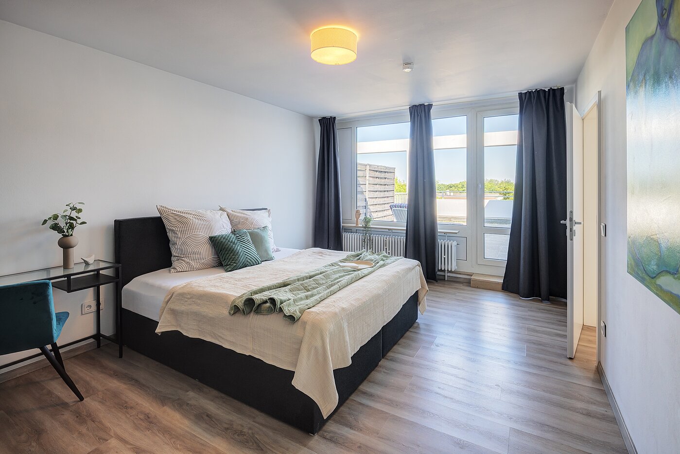 Terrassenwohnung 部屋数 3.5 部屋 | München-Berg am Laim | 70451 | Schlafzimmer I