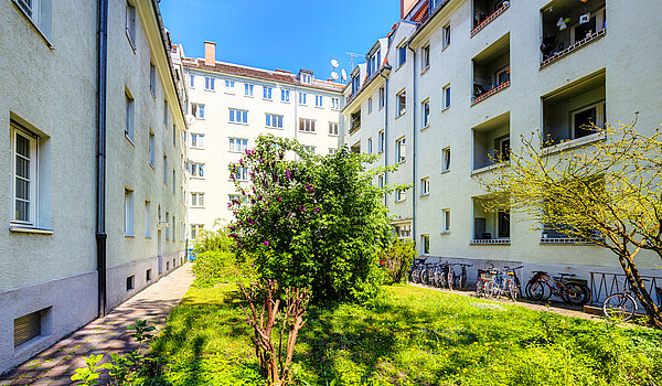 フラット 部屋数 2 部屋 | München-Sendling | 70414 | Innenhof